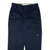 DICKIES Workwear Mens Trousers Blue Relaxed Straight W38 L32