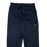 DICKIES Workwear Mens Trousers Blue Relaxed Straight W38 L32