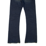 LEVI'S 504 Slouch Distressed Womens Jeans Blue Bootcut Stone Wash W29 L31