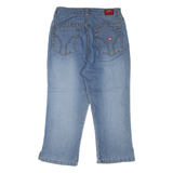 MISS SIXTY Cropped Womens Jeans Blue Regular Straight Stone Wash W26 L20