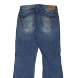 GUESS Falcon Womens Jeans Blue Relaxed Bootcut Stone Wash W33 L33