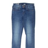 TRUE RELIGION Halle Womens Jeans Blue Slim Skinny Stone Wash W24 L28