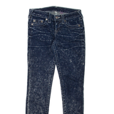 TRUE RELIGION Womens Jeans Blue Slim Skinny Acid Wash W27 L31