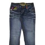 COOGI Womens Jeans Blue Slim Straight Stone Wash W30 L29