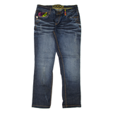 COOGI Womens Jeans Blue Slim Straight Stone Wash W30 L29