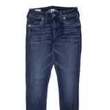 TRUE RELIGION Jennie Womens Jeans Blue Slim Skinny Stone Wash W28 L30