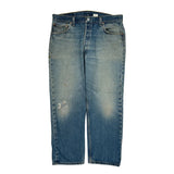 501 Levis Jeans - 34W 29L Blue Cotton