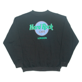 HARD ROCK CAFE London Womens Sweatshirt Black M