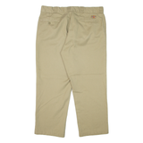 DICKIES 874 Workwear Mens Trousers Beige Regular Straight W36 L28