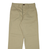 DICKIES Workwear Mens Trousers Green Regular Straight W30 L30
