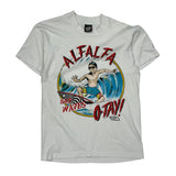 Alfalfa Screen Stars Graphic T-Shirt - Large White Cotton Blend