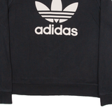 ADIDAS Womens Sweatshirt Black UK 10