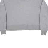 NIKE Crop Womens Sweatshirt Grey XS