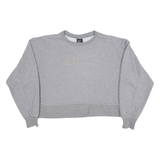 NIKE Crop Womens Sweatshirt Grey XS