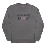 NAPAPIJRI Mens Sweatshirt Grey M