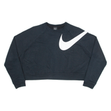 NIKE Crop Womens Sweatshirt Black XL