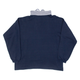 Greece Mens Sweatshirt Blue 1/4 Zip XL