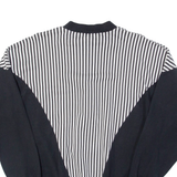 BODYTIME Striped Mens Sweatshirt Black M