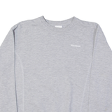 REEBOK Womens Sweatshirt Grey Crew Neck M