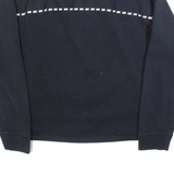 NIKE Womens Sweatshirt Black Crew Neck S