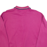 VINCI Caribic Island Mens Sweatshirt Purple Button Neck M