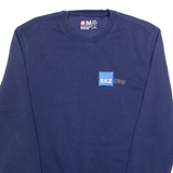 ENGELBERT STRAUSS Mens Sweatshirt Blue Crew Neck M