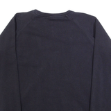 ELLESSE Oversized Womens Sweatshirt Black Crew Neck XS