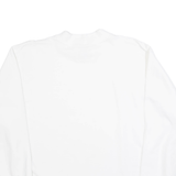 BENGER SPORTSWEAR Mens Sweatshirt White Crew Neck L