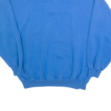 JUNGFRAU REGION Mens Sweatshirt Blue Collared M