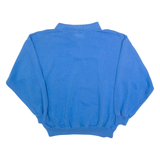 JUNGFRAU REGION Mens Sweatshirt Blue Collared M