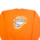 TEAM ORION Mens Sweatshirt Orange Crew Neck XL