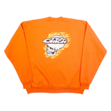 TEAM ORION Mens Sweatshirt Orange Crew Neck XL
