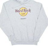 HARD ROCK CAFE Madrid Mens Grey Hoodie L