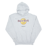 HARD ROCK CAFE Madrid Mens Grey Hoodie L