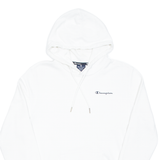 CHAMPION Mens White Hoodie M