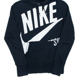 NIKE Mens Blue Hoodie XS