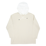 Womens Beige Hoodie L