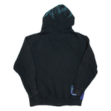 CRUNK WEAR Womens Black Hoodie Full Zip M