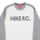 NIKE FC Mens Sweatshirt White M
