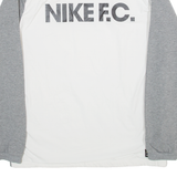 NIKE FC Mens Sweatshirt White M