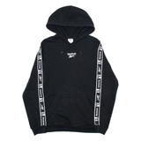 REEBOK Mens Black Hoodie S