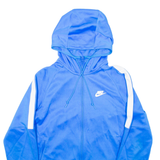 NIKE Mens Blue Hoodie Full Zip M
