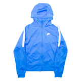 NIKE Mens Blue Hoodie Full Zip M