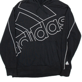 ADIDAS Mens Black Hoodie M