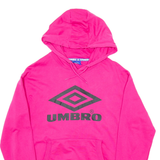 UMBRO Womens Pink Hoodie M