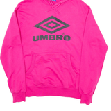 UMBRO Womens Pink Hoodie M