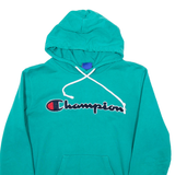 CHAMPION Mens Blue Hoodie S