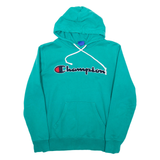 CHAMPION Mens Blue Hoodie S