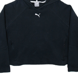 PUMA Cropped Womens Black Hoodie XL