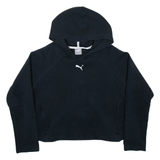 PUMA Cropped Womens Black Hoodie XL